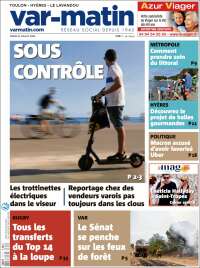 Portada de Var-Matin (France)