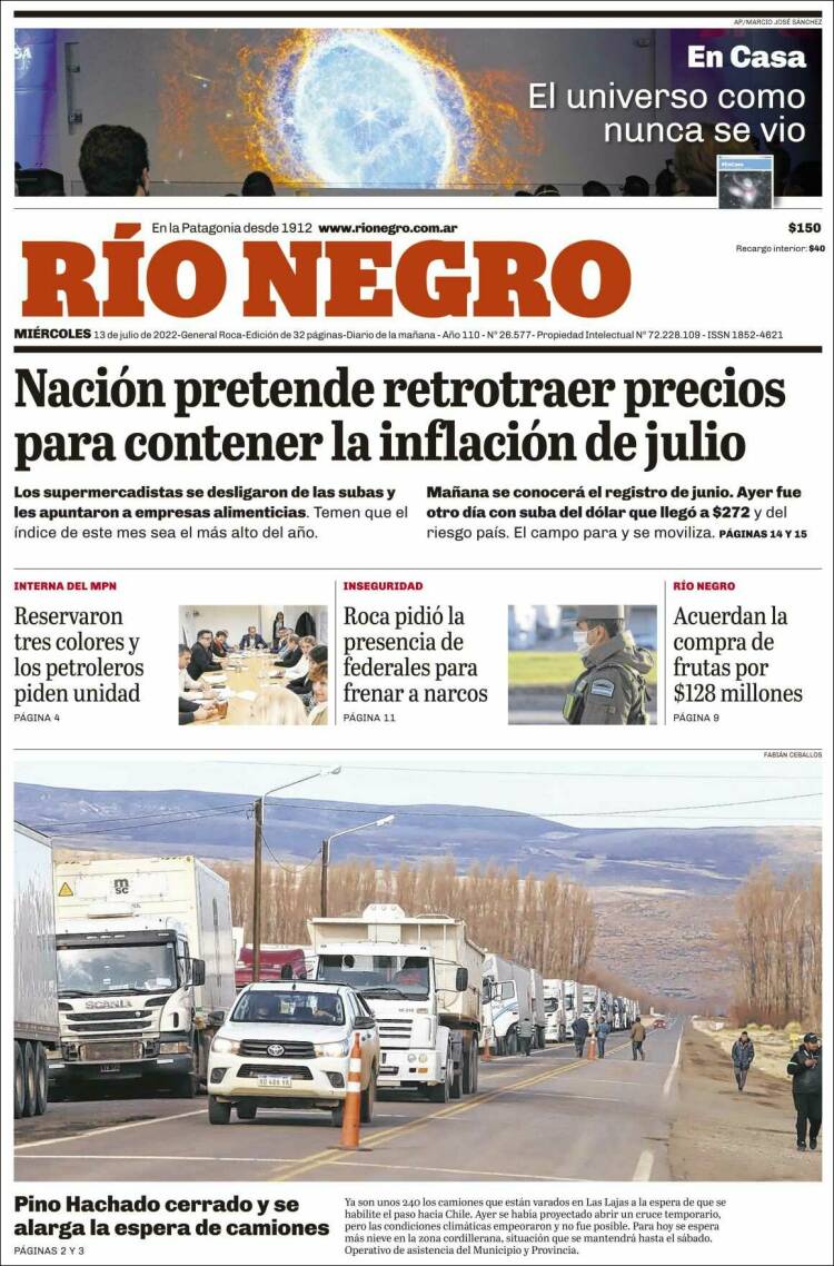 Portada de Rio Negro (Argentina)