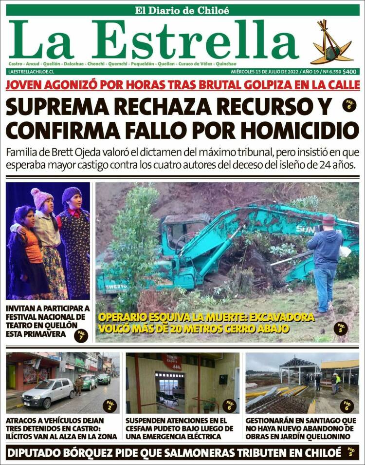 Portada de Estrella de Chiloé (Chili)