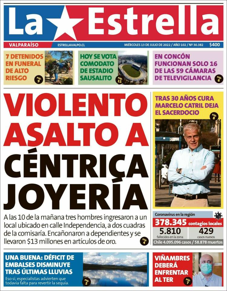 Portada de Estrella de Valparaiso (Chili)