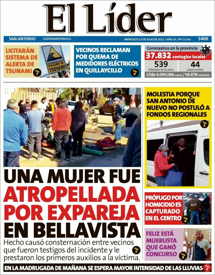 Portada de Lider de San Antonio (Chile)