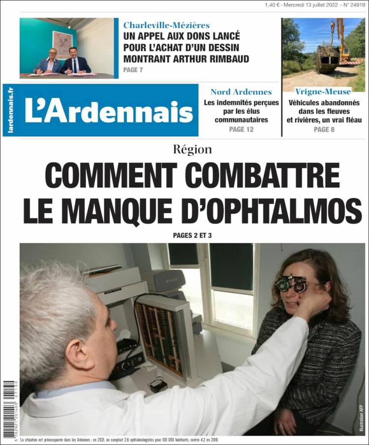 Portada de L'Ardenais (France)