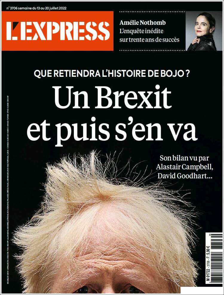Portada de L'Express (France)