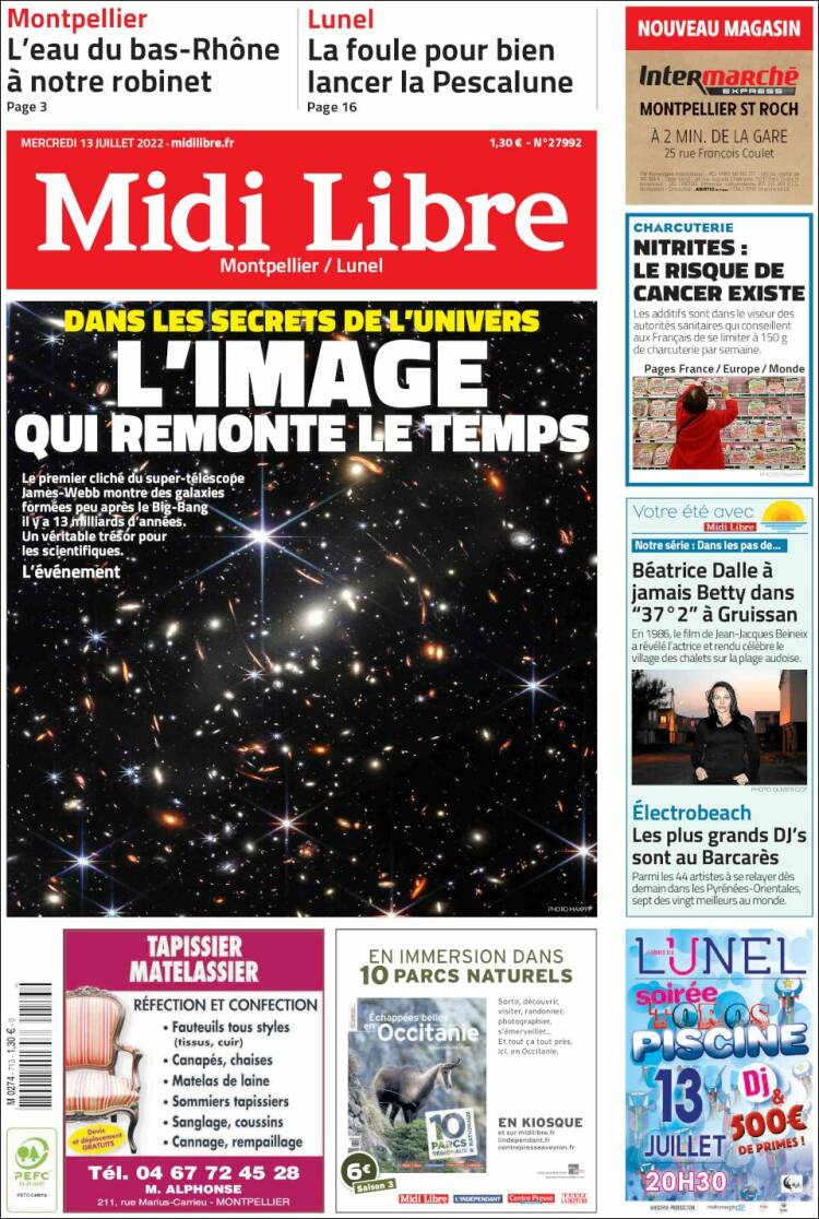 Portada de Midi Libre (France)