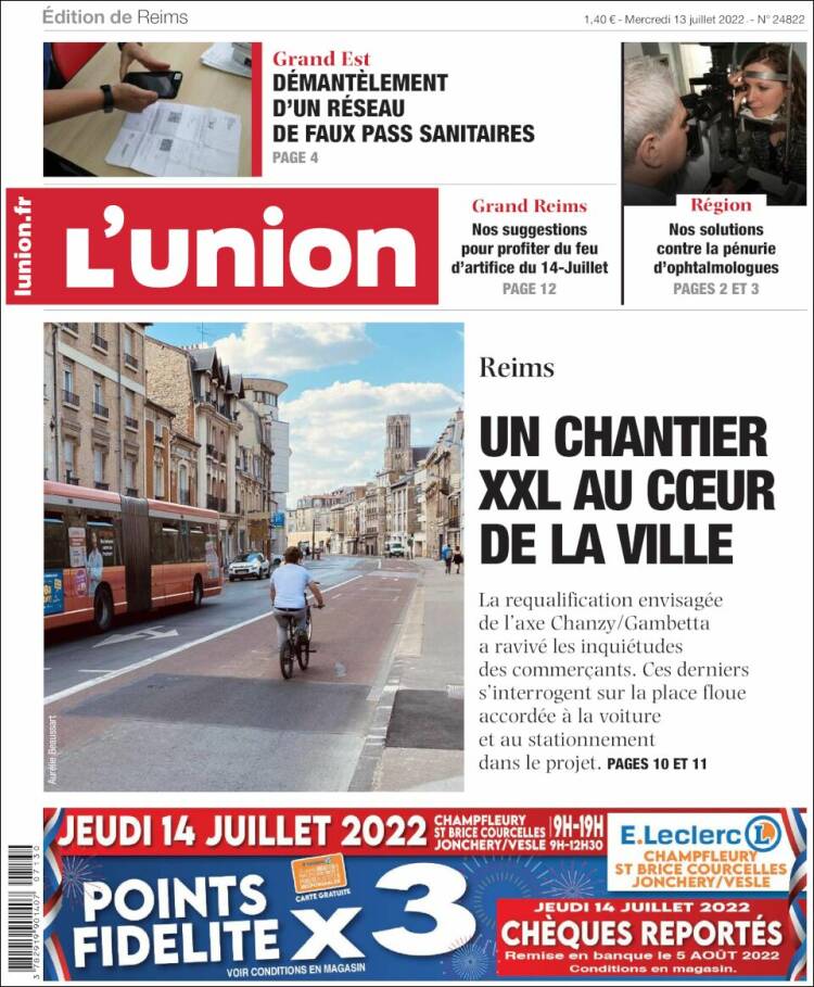 Portada de L'Union (France)