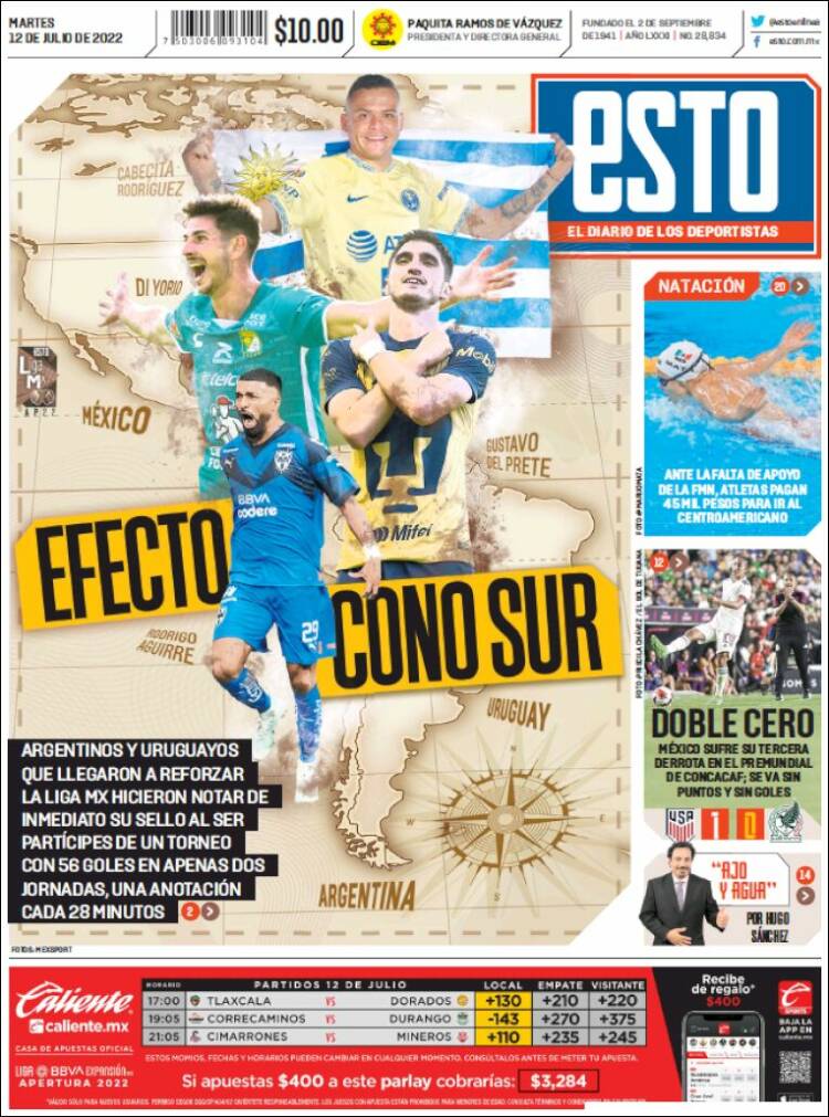 Portada de Esto (Mexique)