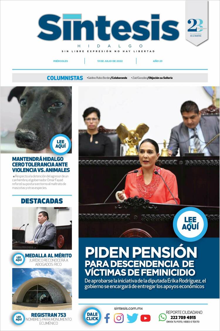 Portada de Sistesis - Hidalgo (Mexique)