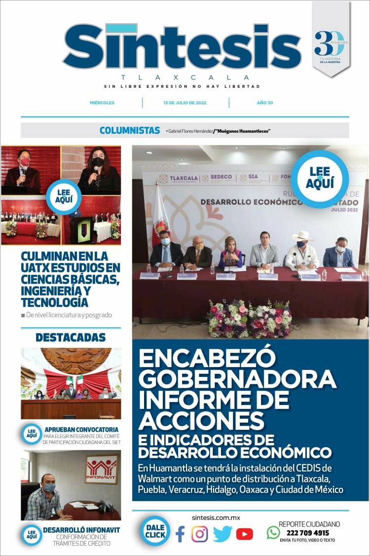 Portada de Síntesis de Tlaxcala (Mexique)