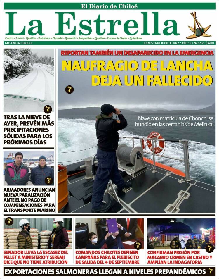 Portada de Estrella de Chiloé (Chile)