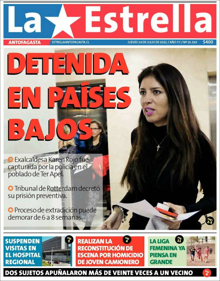 Portada de La Estrella del Norte (Chile)