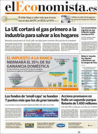 Portada de El Economista (Espa&ntilde;a)