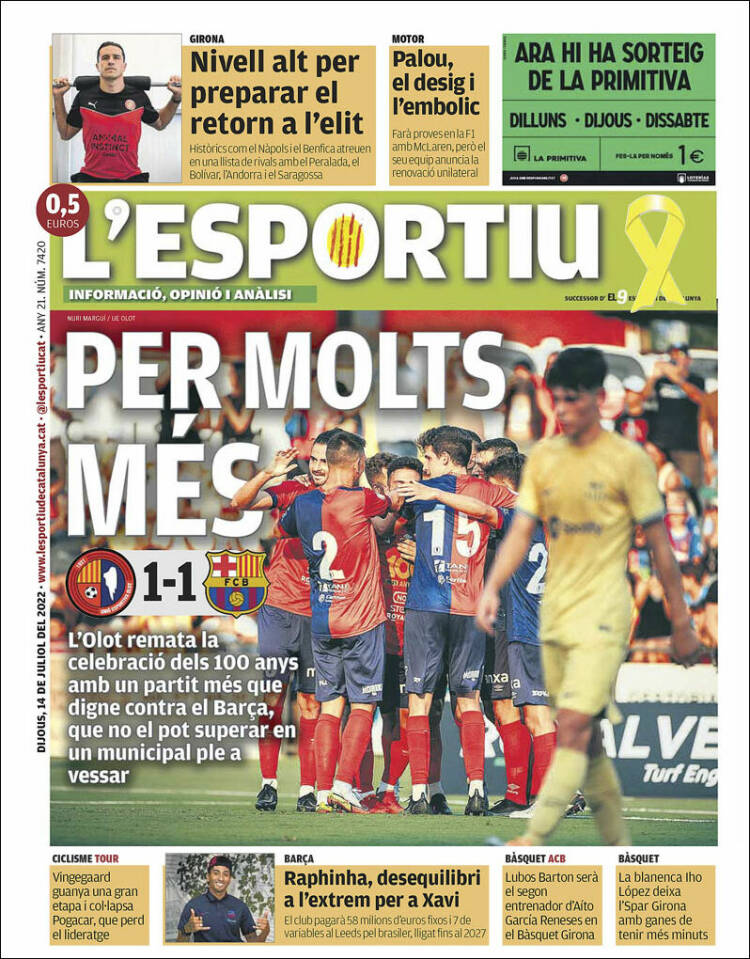 Portada de L'Esportiu : Girona (Spain)