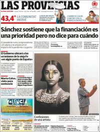 Portada de Las Provincias (Spain)