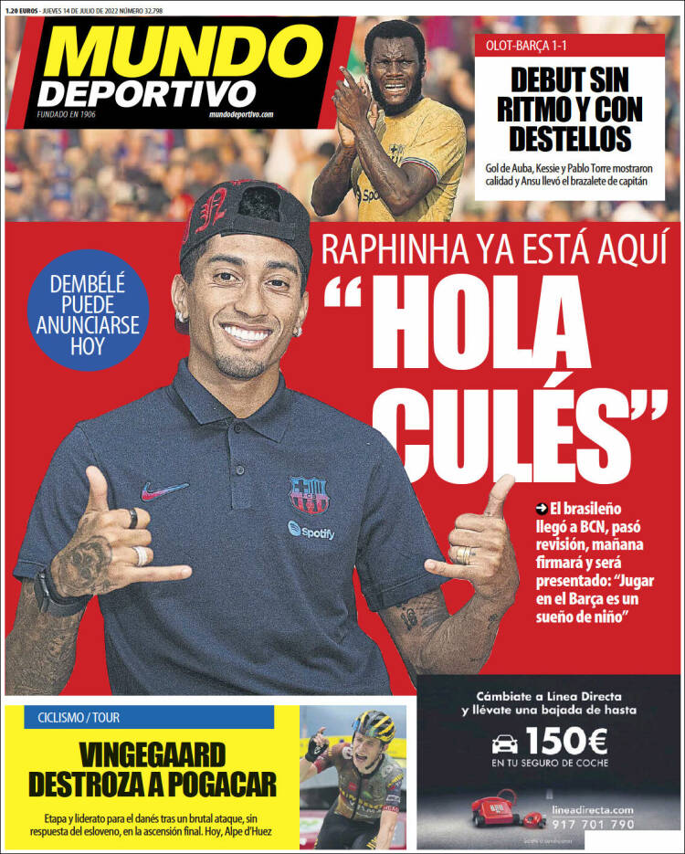 Portada de El Mundo Deportivo (Spain)