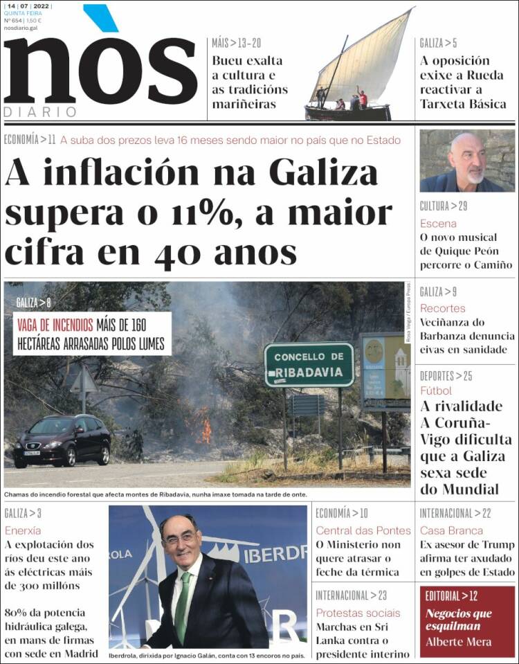 Portada de Nòs Diario (Spain)
