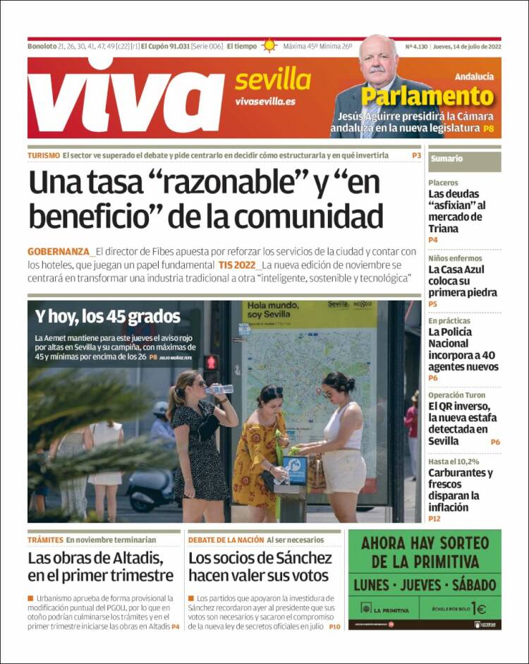 Portada de Viva Sevilla (Spain)