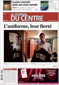 Portada de Le Journal du Centre (Francia)