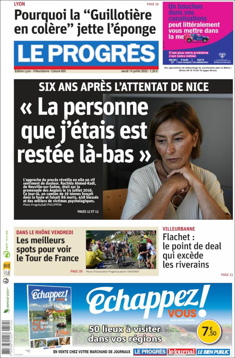 Portada de Progres de Fecamp (Francia)