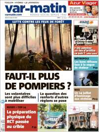 Portada de Var-Matin (Francia)
