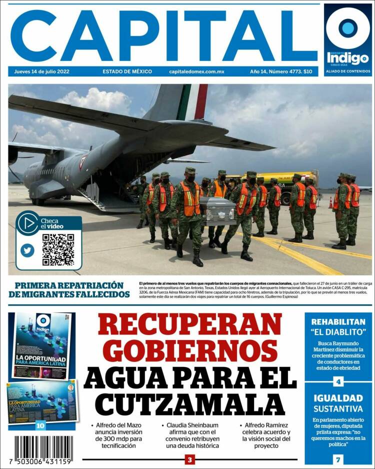 Portada de Capital México (M&eacute;xico)