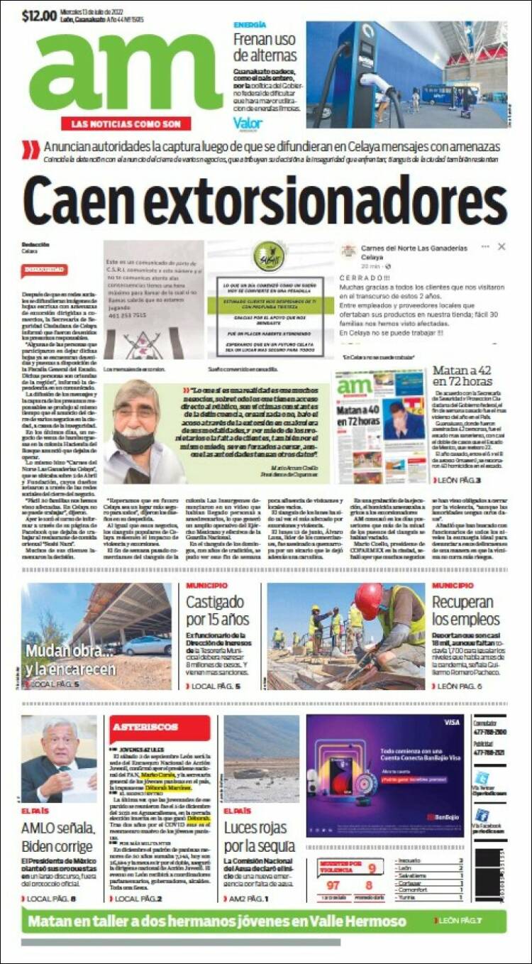 Portada de Al Día A.M. (M&eacute;xico)