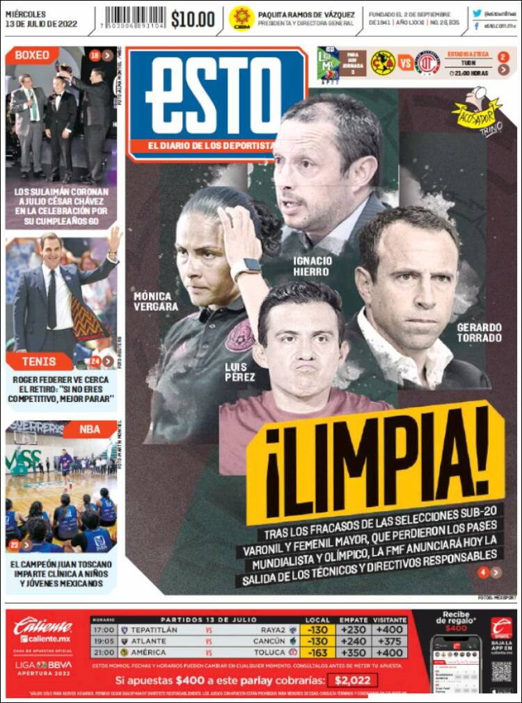 Portada de Esto (M&eacute;xico)