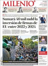 Portada de Milenio (M&eacute;xico)