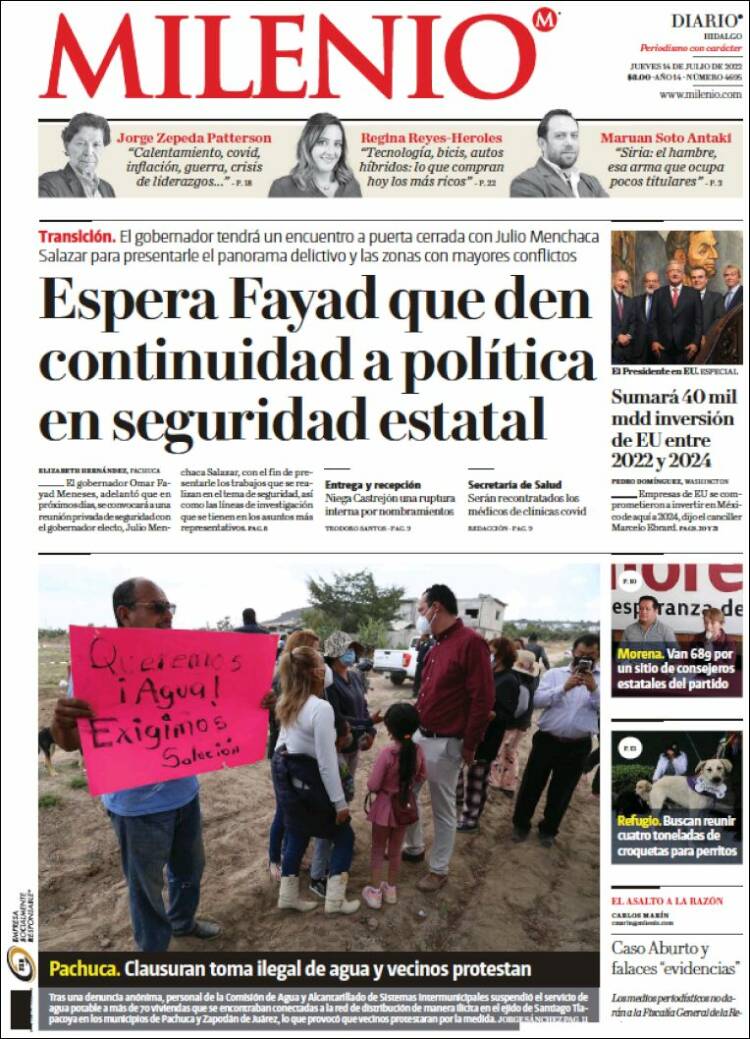 Portada de Milenio de Hidalgo (M&eacute;xico)