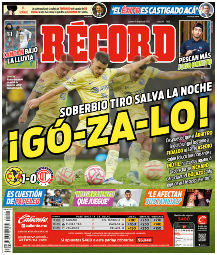 Portada de Record (M&eacute;xico)