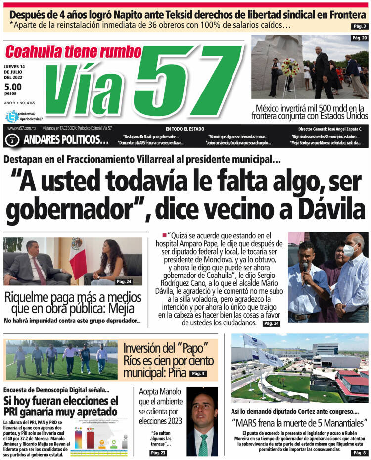 Portada de Via57 (M&eacute;xico)
