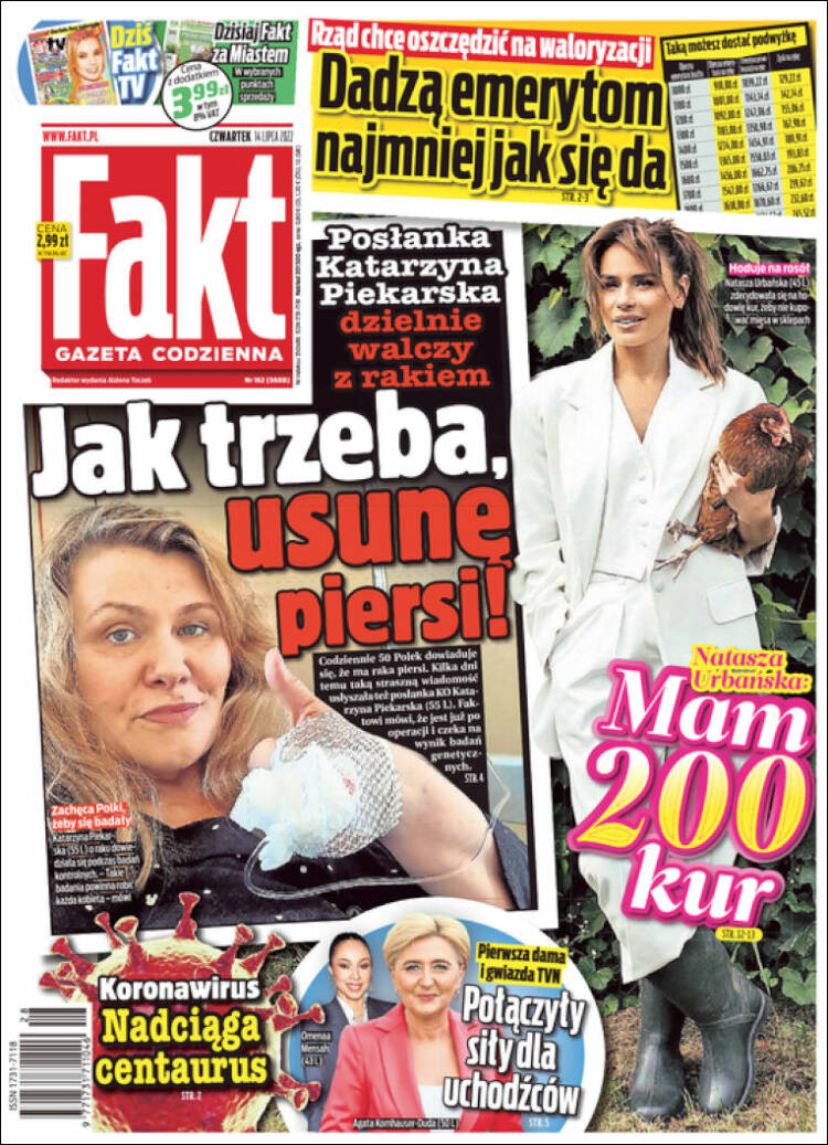 Portada de Fakt (Polonia)