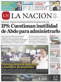 Portada de La Nación (Paraguay)