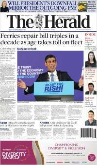 Portada de The Herald (Royaume-Uni)