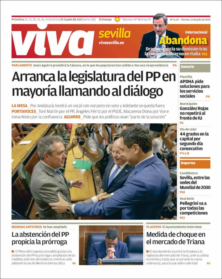 Portada de Viva Sevilla (España)