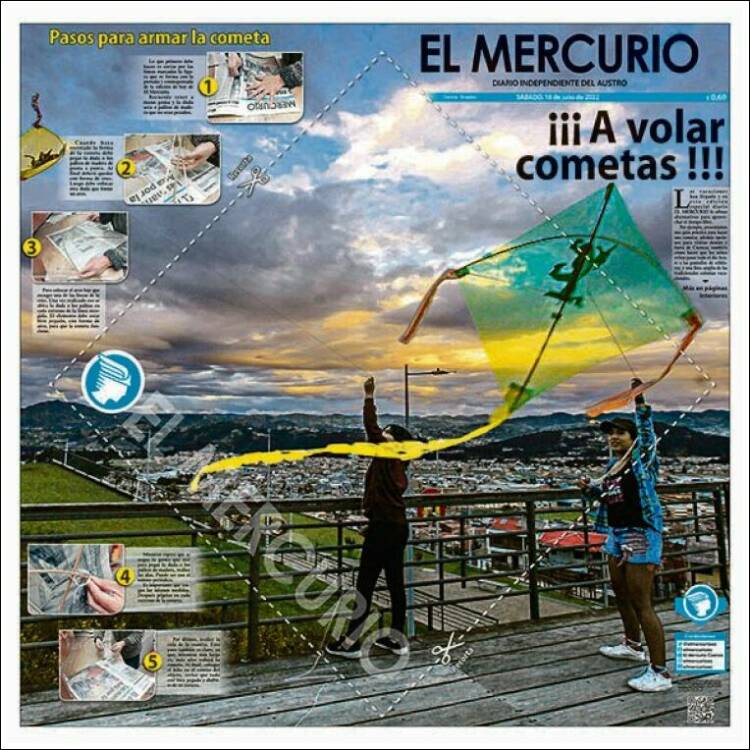 Portada de Diario El Mercurio (Ecuador)
