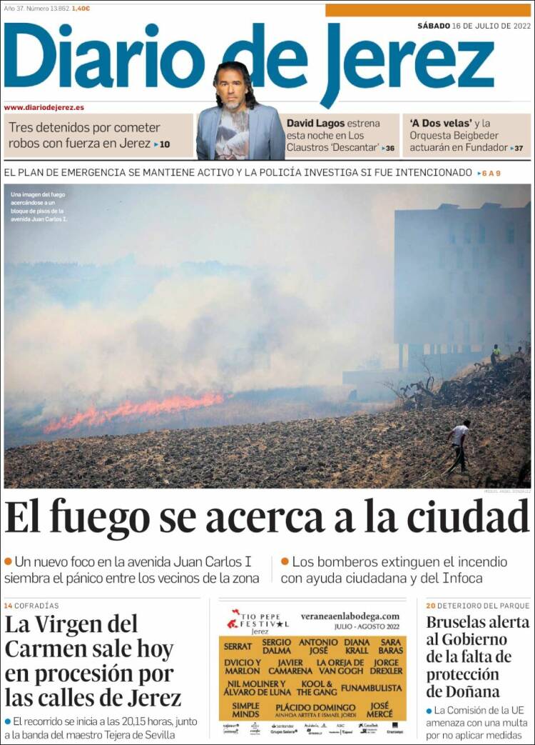 Portada de Diario de Jerez (Espa&ntilde;a)