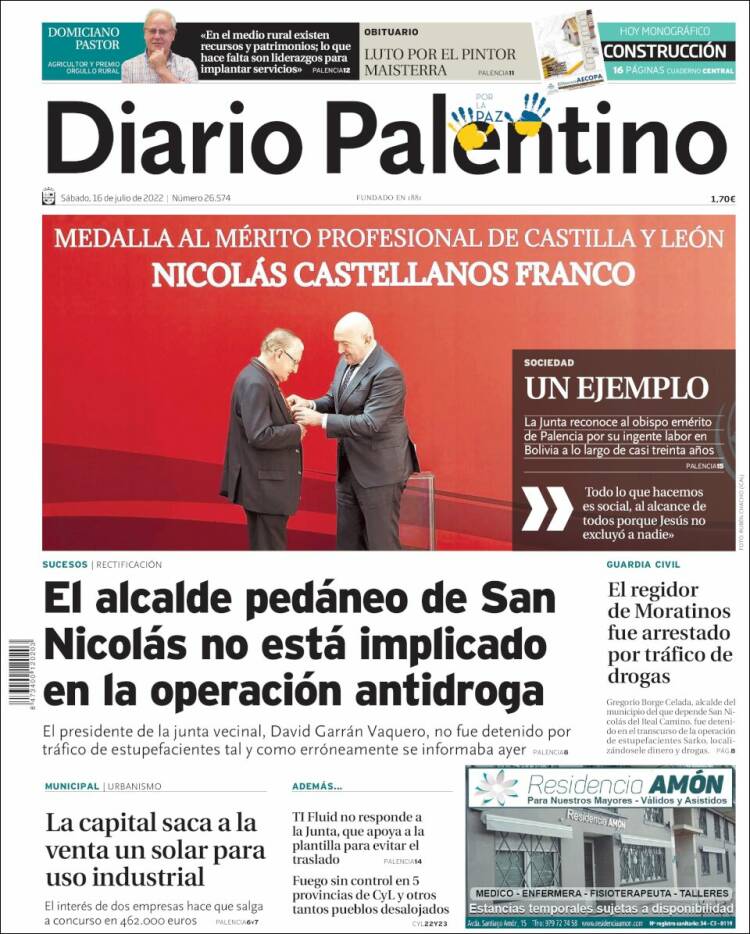 Portada de Diario Palentino (Espa&ntilde;a)
