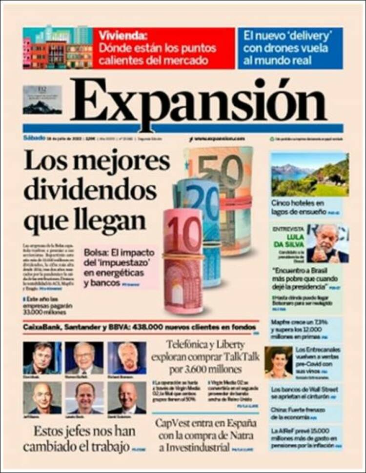 Portada de Expansión (Espa&ntilde;a)