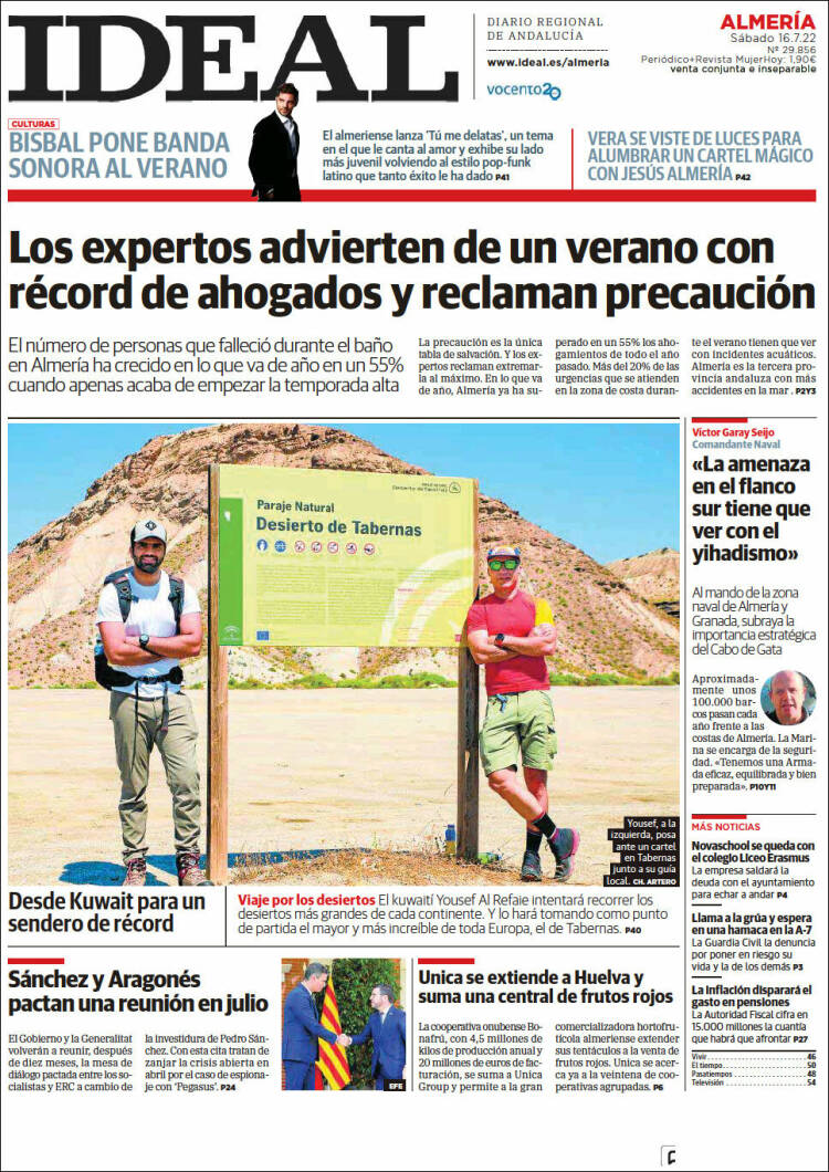 Portada de Ideal Almeria (Espa&ntilde;a)