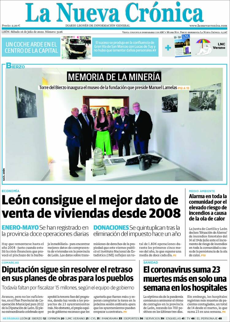 Portada de La Nueva Crónica (Espa&ntilde;a)