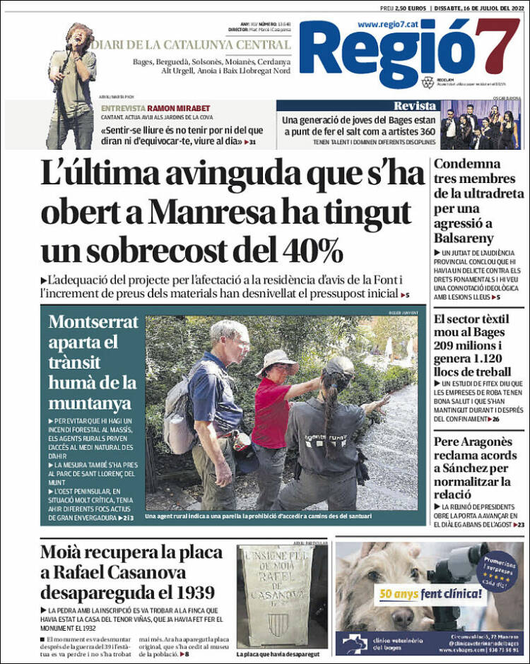 Portada de Regio7 (Espa&ntilde;a)