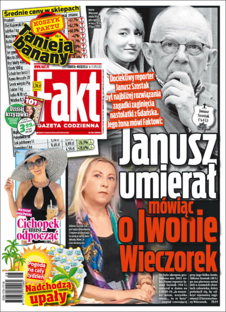 Portada de Fakt (Polonia)