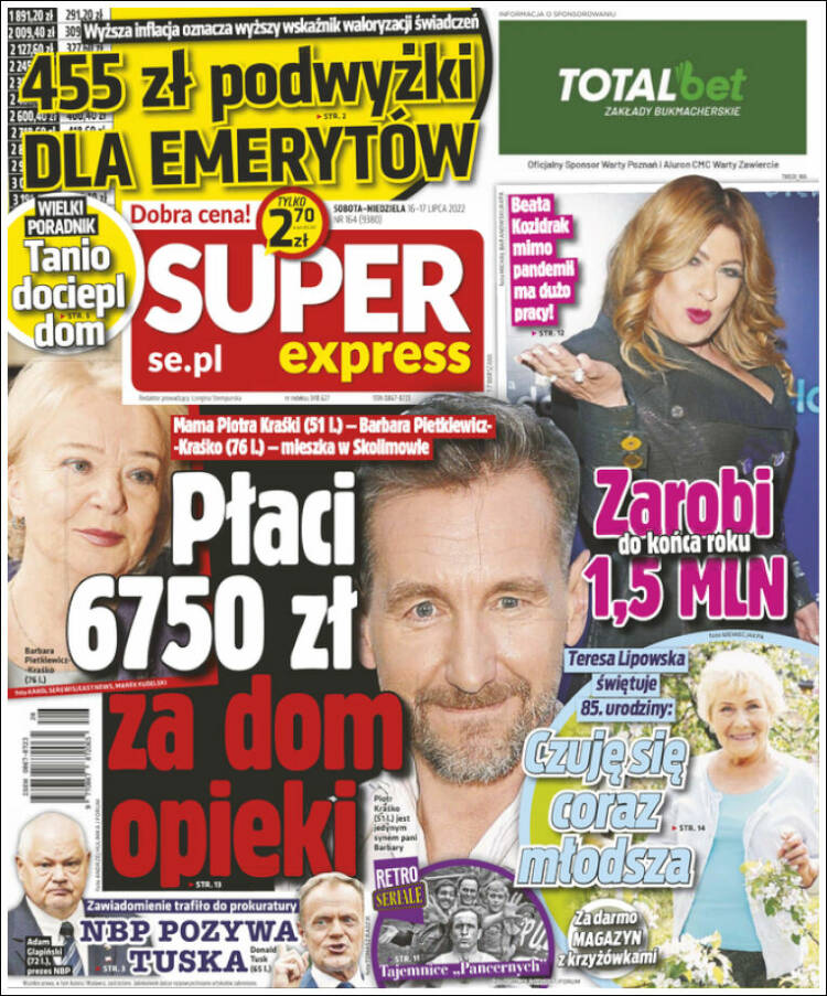 Portada de Super Express (Polonia)