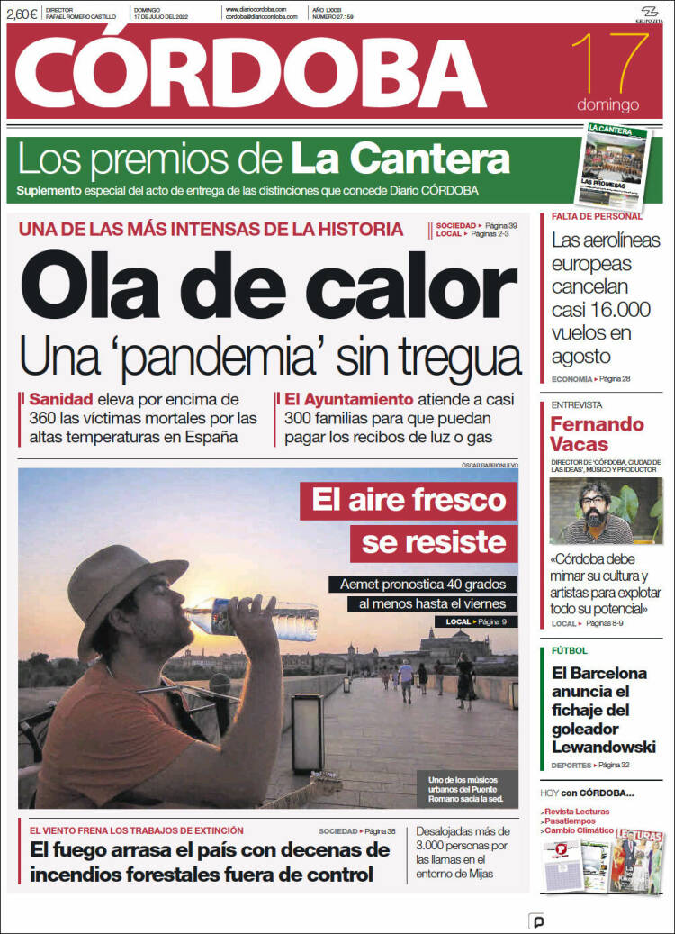 Portada de Diario de Córdoba (España)