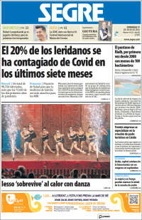 Portada de Segre  (España)