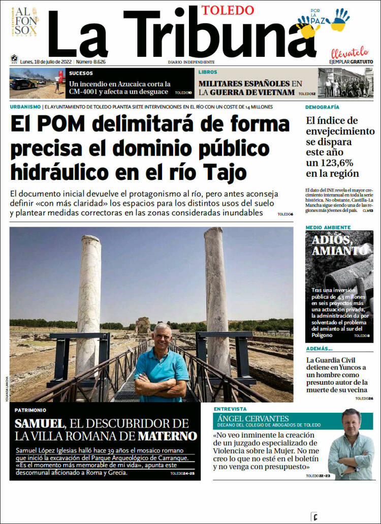 Portada de La Tribuna de Toledo (España)