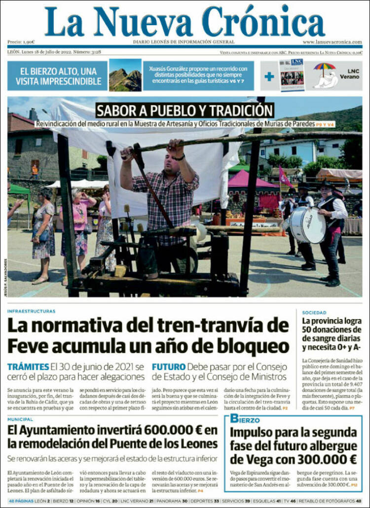 Portada de La Nueva Crónica (España)