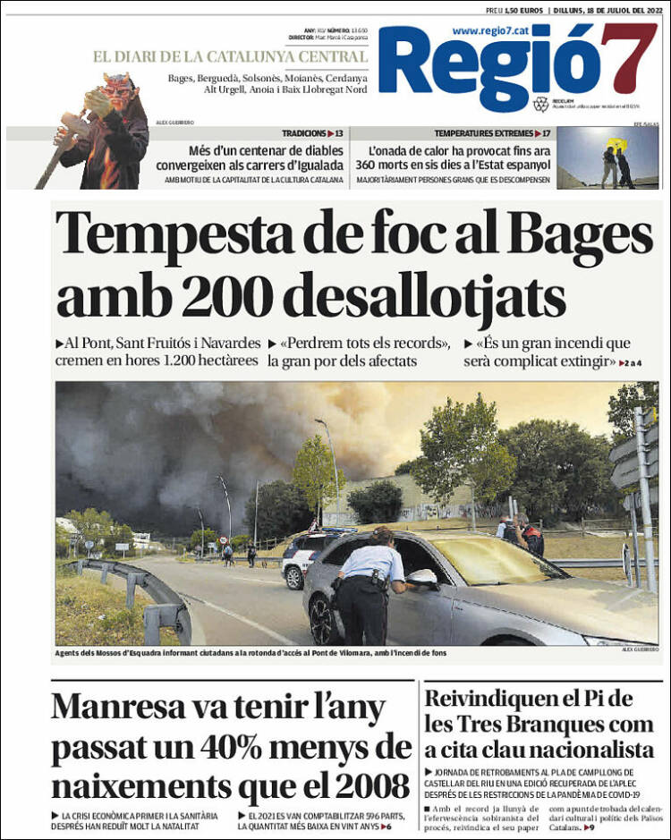 Portada de Regio7 (España)