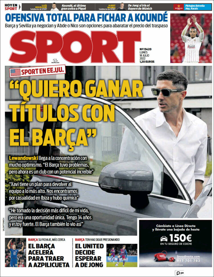 Portada de Sport (España)