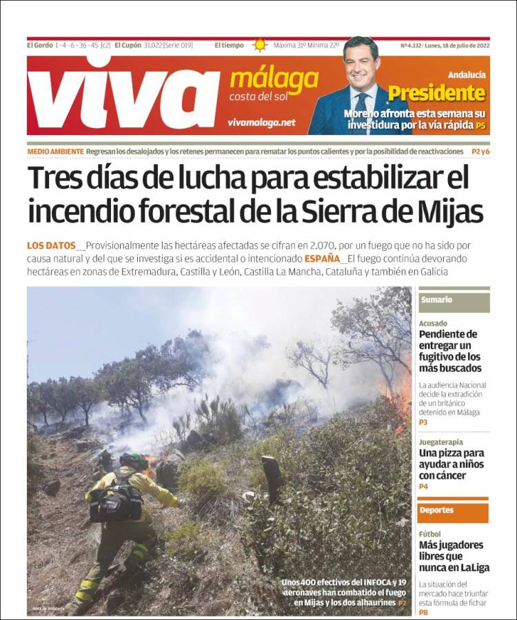 Portada de Viva Málaga (España)